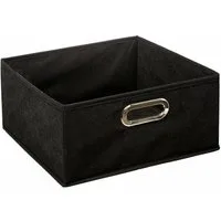 5five Simply Smart Aufbewahrungskorb Mix N Modul, Schwarz, 31 x 15 cm