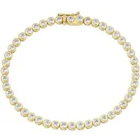 Smart Jewel Armband mit Zirkonia Steinen Silber 925