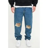 DAILY COTTON Tapered-fit-Jeans DCSAVANETA Herren Lange Hose Jeans Ripped Tapered-Fit