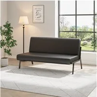 Dripex Sofa Sofa 2 Sitzer Stoffsofa Modern mit Metallrahmen 112 x 75 x 68 cm