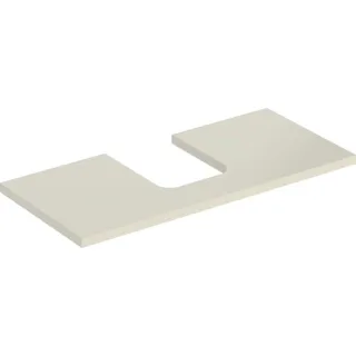 Geberit ONE Waschtisch-Platte, Ausschnitt mittig, für Aufsatzwaschtisch Schalenform 505274004