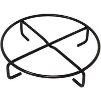 ToCi Topfuntersetzer ToCi Dutch Oven Feuertopf Pfannen Untersetzer Ø20x5 cm Stahl Schwarz, 1-tlg., universell passend für Grilltöpfe und -Pfannen