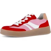Gabor FLORENZ Plateausneaker Freizeitschuh, Halbschuh, Schnürer, im Retrolook, Weite G (weit)