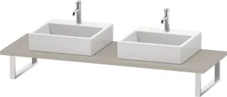 Duravit L-Cube Konsole Taupe Supermatt 800x550x30 mm - LC107C08383 LC107C08383