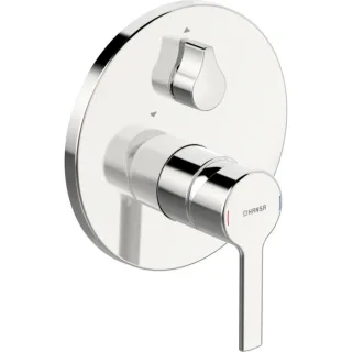 Hansa Wannenarmatur Hansaliving 83843573 Hansabluebox, runde Rosette, chrom
