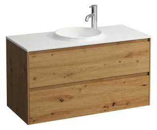 LAUFEN Waschtischunterschrank LANI 1030x520x595 2 Schubl. f.WT H814075 wildeiche, H4042721122671 H4042721122671