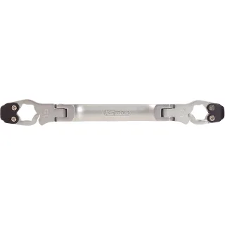 KS Tools CHROMEplus Ratschen-Schlüssel mit Gelenk, 14x15 - 518.0338