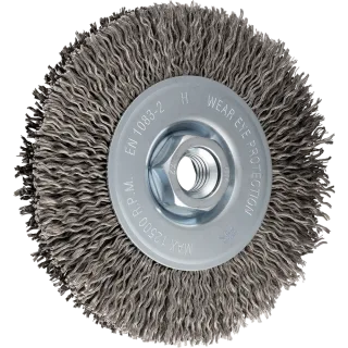 PFERD TOOLS Rundbürste ungezopft RBU Ø 115x15 mm M14 Edelstahl-Litzen-Draht-Ø 0,25 mm Winkelschleifer - 43502204