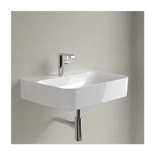 Villeroy & Boch Finion Waschbecken 416861R1 600 x 470 x 164 mm, Weiß Alpin CeramicPlus, ohne Überlauf