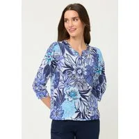 Olsen T-Shirt Shirt mit Allover-Dessin