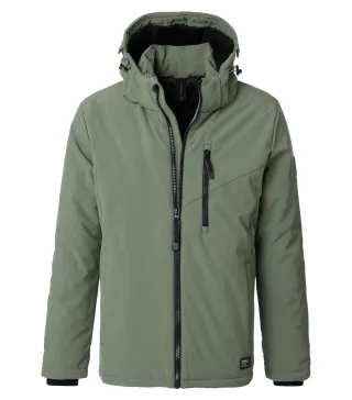 CASAMODA - Jacke mit Kapuze grün - Gr. - M