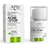 Apis Natural Cosmetics Tagescreme APIS ACNE - STOP, Creme mit grünem Tee, 50 ml
