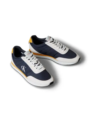 Calvin Klein Jeans Sneaker "RETRO RUNNER ESS MIX MAT" Freizeitschuh, Halbschuh, Schnürschuh mit Logo-Emblem