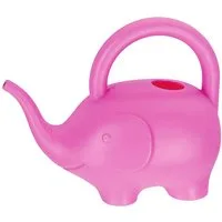 CEPEWA Gießkanne Gießkanne Elefant Kunststoff rosa 24x20x12cm 1,5 L Kinder-Gießkanne