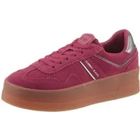 Tommy Jeans THE GREENWICH FLATFORM ELEVATED Plateausneaker, Schnürschuh, Freitzeitschuh, Halbschuh mit Logo-Aufnäher
