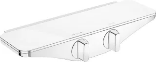 Hansa Brause-Therm.-Batterie für Wandaufbau Hansaemotion 5863 0171 82 weiß/chrom, 5863017182 5863017182