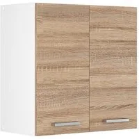 Vicco Hängeschrank R-Line, Sonoma/Weiß, 60 cm (1-St)