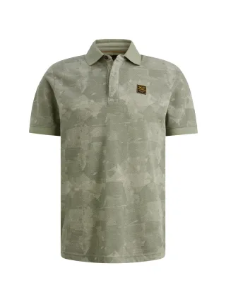 PME Legend - printed two tone pique iceberg green - Gr. - XXXL