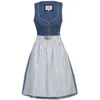 MarJo Dirndl Dirndl Romy 58er Länge blau