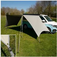 yourGEAR Vorzelt your GEAR Tropea TC Bus UV50+ Tarp Baumwolle Sonnensegel für Bulli Van, Personen: 0