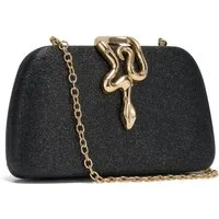 Zaewry Abendtasche Damen Glitzer Abendtasche, elegante Clutch, modische Schlangenleder Abendtasche, Party Clutch