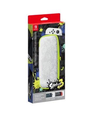 Nintendo Switch-Tasche und -Schutzfolie - Splatoon 3-Edition