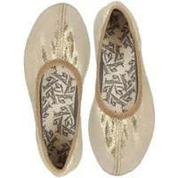 Beck Schläppchen Basic Glitzer Gymnastikschuh (bis Gr. 42 erhältlich, für Sport und Zuhause) mit rutschfester Gummi-Laufsohle