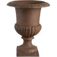 Esschert Design BV Blumentopf Französische Pflanzvase nostalgisch, Gusseisen, Antike Amphoren Vase für Hauseingang und Terrasse
