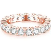 Lisandra Scott Silberring Majestätischer Breitband Eternity Deluxe Ring aus 925 Sterlingsilber, Glanz, der bleibt – Hochglanzpoliert, langlebig & perfekt verarbeitet