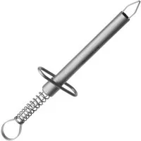 May Zeckenpinzette mit Feder Zeckenzange mit 2 mm breiter Greifffläche