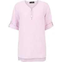Doris Streich Klassische Bluse aus reinem Leinen
