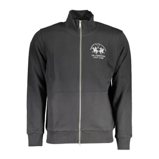 La Martina Schwarz Baumwolle Herren Sweatshirt