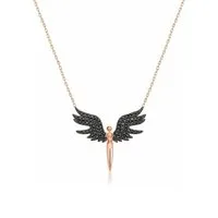 Einzelstück Charm-Kette Halskette Angel 925 Sterling Silber