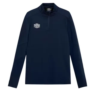Umbro - "Optimus Training" Midlayer mit kurzem Reißverschluss für Herren/Damen Unisex (Marineblau)