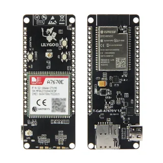 LILYGO® T-Call A7670 4G 2G ESP32 Development Board A7670E LTE GSM Cellular Network ESP32-WROVER-E WiFi bluetooth Wireles
