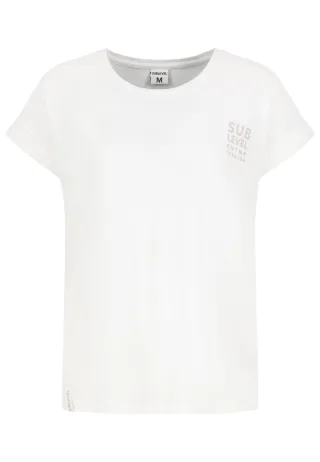 Authentic Style - RE9CIFQtU2hpcnQgUHJpbnQg offwhite - Gr. - S