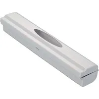 WENKO Folienspender Modell Perfect-Cutter, für Folienrollen bis 33 cm Breite, für Alufolien und Frischhaltefolien