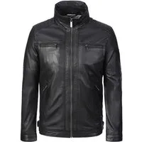 bugatti Lederjacke Toulouse Herren Bomberjacke, Freizeitjacke, Blazer, Pufferjacke, Übergangsjacke