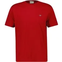 Gant T-Shirt Herren T-Shirt 1er Pack Baumwolle Reg Shield (Packung, 1er Pack)
