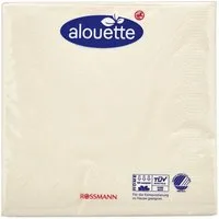 alouette Papierserviette, (30 St), 1/4-Faltung, 3-lagig, 33x33 cm