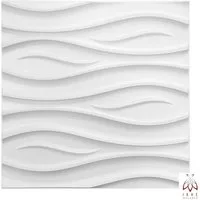 IKHEMalarka 3D Wandpaneel 3D Paneele PVC Kunststoffpaneele, BxL: 50,00x50,00 cm, 0,25 qm, (1 Stück, 3D Wandpaneele Deckenpaneele) hochwertige & harte PVC 3D Platten Wand & Decke