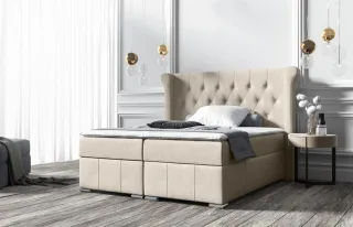 Boxspringbett Schlafzimmerbett BUGRA 120x200cm in div. Farbvarianten