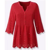 Witt Klassische Bluse Spitzen-Bluse 3/4-Arm