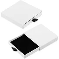 FOUORTUNATE-BEE Geschenkbox 2-teiliges Schmuck-Geschenkset, weiße Box für Armband & Halskette (2 St)