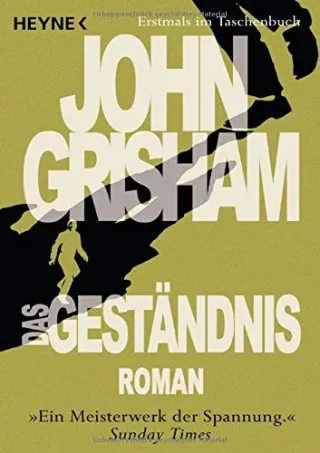 Das Geständnis: Roman [Taschenbuch] [2012] Grisham John Walsh-Araya Imke Reiter Bea Dorn-Ruhl Kristiana