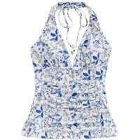 Next Tankini-Top Bauchformendes Tankini-Top mit Neckholder (1-St)
