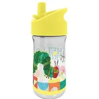 Geda Labels GmbH Trinkflasche Raupe Nimmersatt Hello Friend, Gelb, 370ml, nicht spülmaschinengeeignet