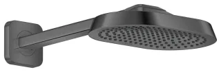 Hansgrohe AXOR ShowerSphere Kopfbrause 250/160 1jet mit Brausearm, Brushed Black Chrome, 39754340 39754340
