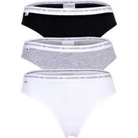 Lacoste String Damen String 3er Pack Baumwolle (Packung, 3er Pack)
