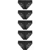Next Slip Nahtlose Slips mit Spitzenrückseite, 5er-Pack (5-St)